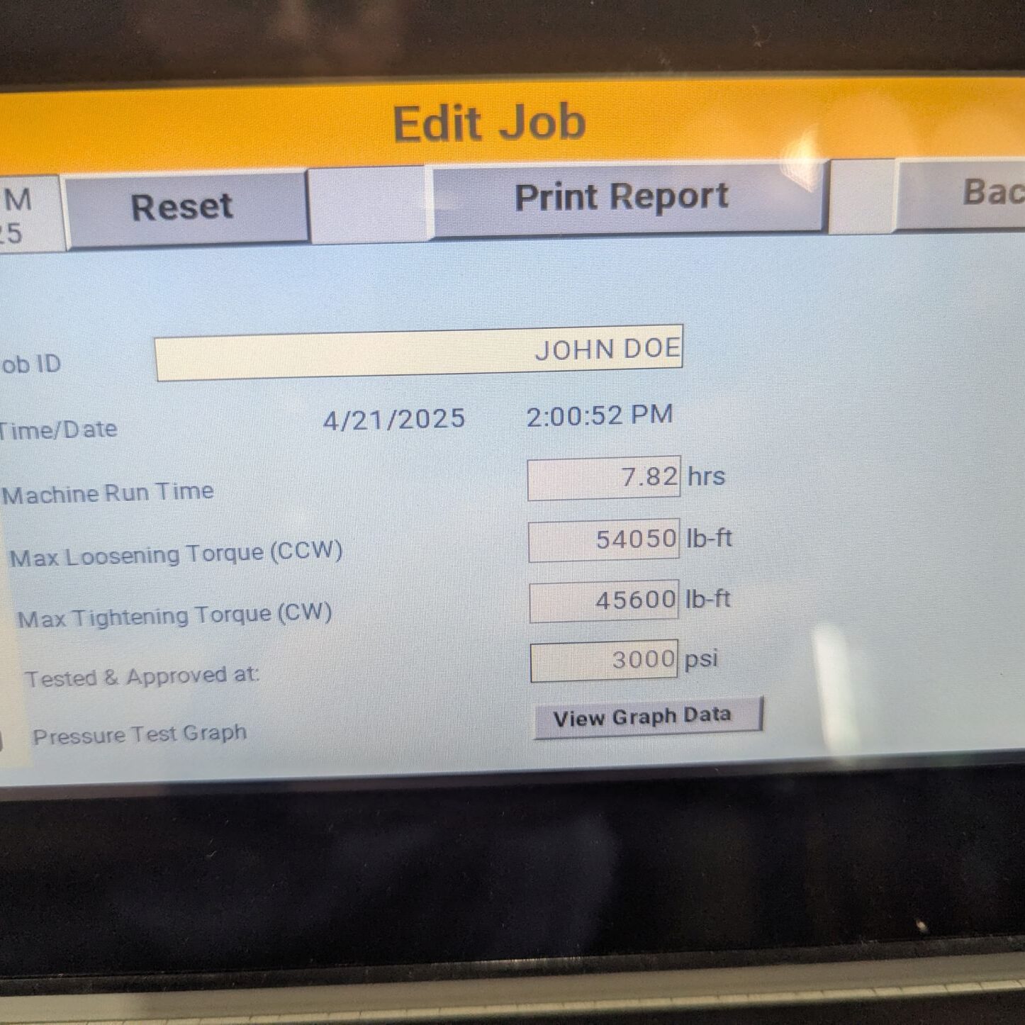 new_print report screen
